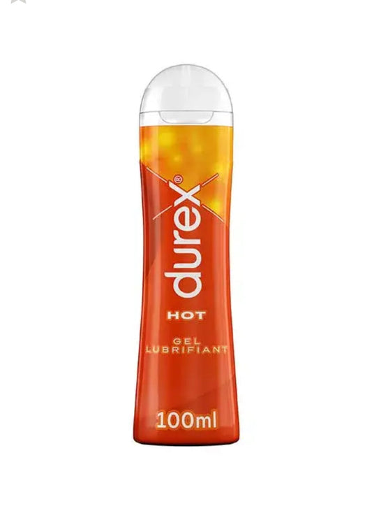 Durex Hot Lubricating Gel - Heating Effect - Water-Based Lubricant - 100ml