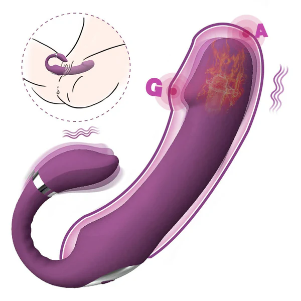 Heating Vibrator Clit Rubbing Massager